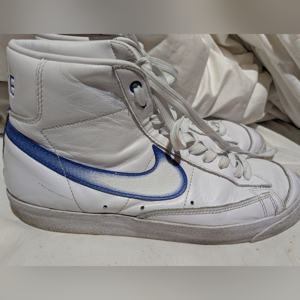 Nike W Blazer Mid '77 Airbrush Gradient White Sneakers DD9685-100 Women's 11 5